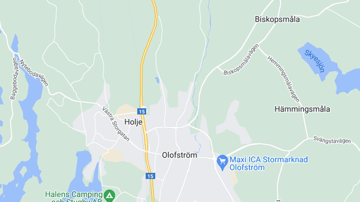 Google maps, Olofström