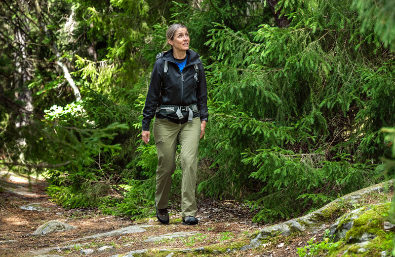 Åsa Magnusson leder resor och utflykter med Friluftsfrämjandet både i fjällen och i lågland.
