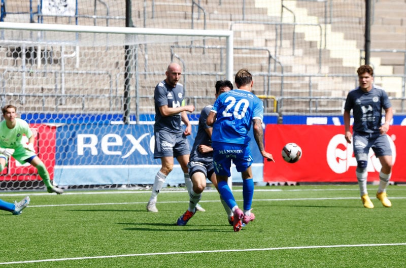 Kristoffer Olsson skruvade in Sleipners 1–0-mål.