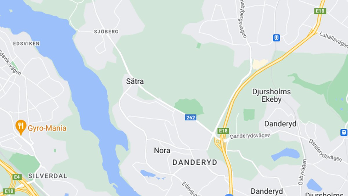 Google maps, Danderyd