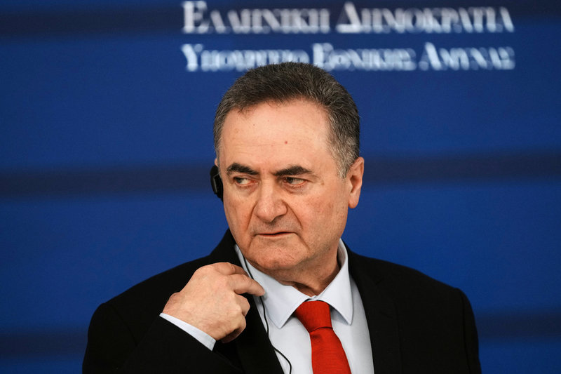 Israels försvarsminister Israel Katz. Arkivbild.