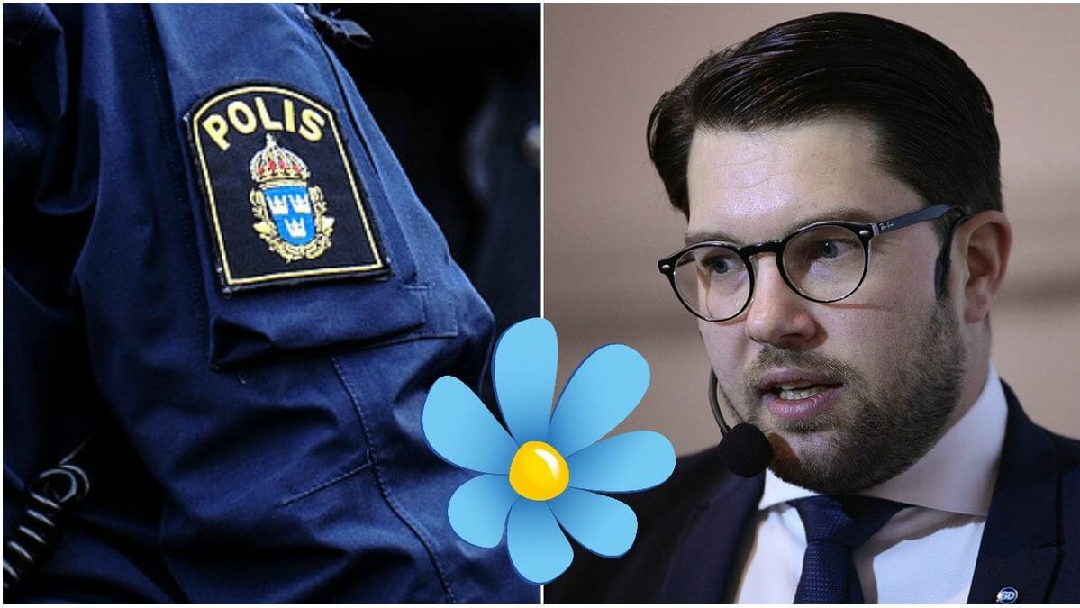 Polisen är redo för protester mot Jimmie Åkessons tal i Gävle. 