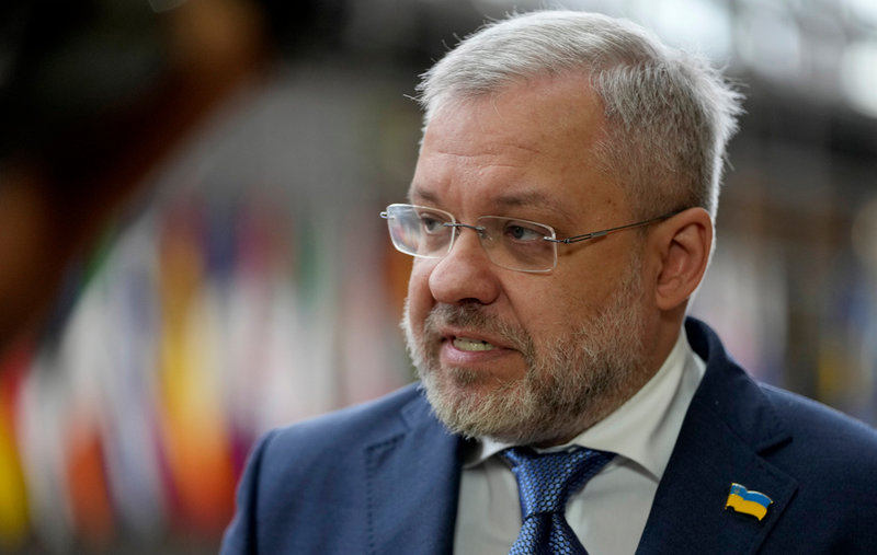 Ukrainas energiminister Herman Halushchenko deltog också på mötet.