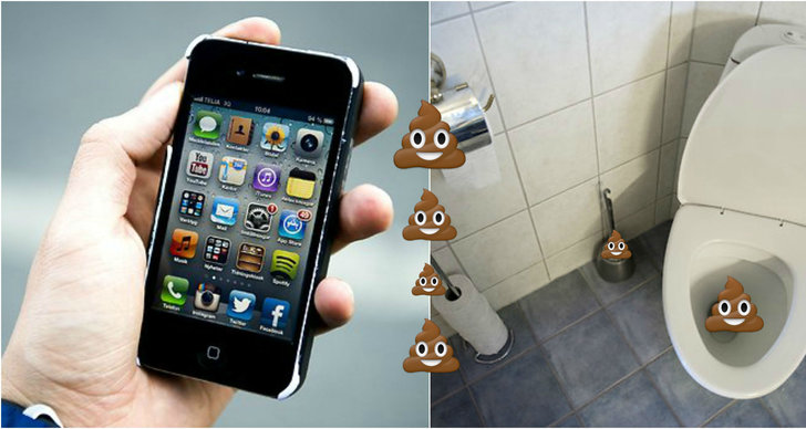 Toalett, Bajs, Mobiltelefon, Bakterier, Sjukdom