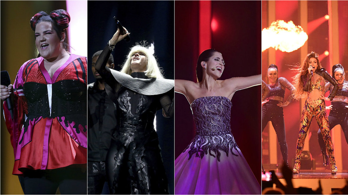 Bidragen och favoriterna i första semifinalen av Eurovision Song Contest 2018