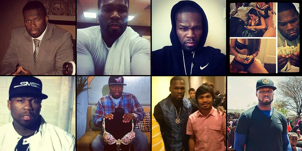 Årets ''jag vägrar le på bild'': 50 Cent Årets ''jag vägrar le på bild'': 50 Cent