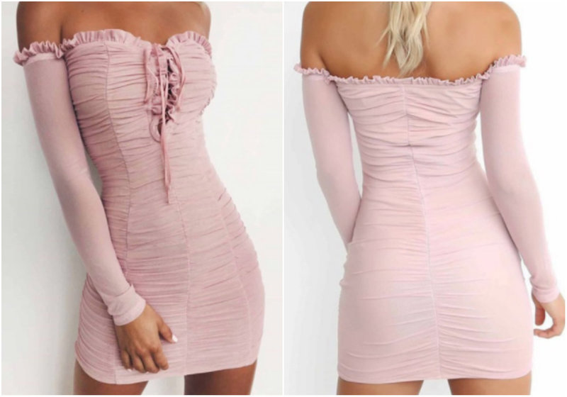 Rosa off-shoulder