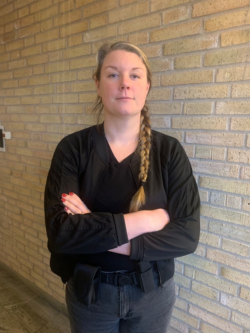 Alexandra Lindgren vid polisens enhet för it-relaterade sexuella övergrepp mot barn i region Öst.