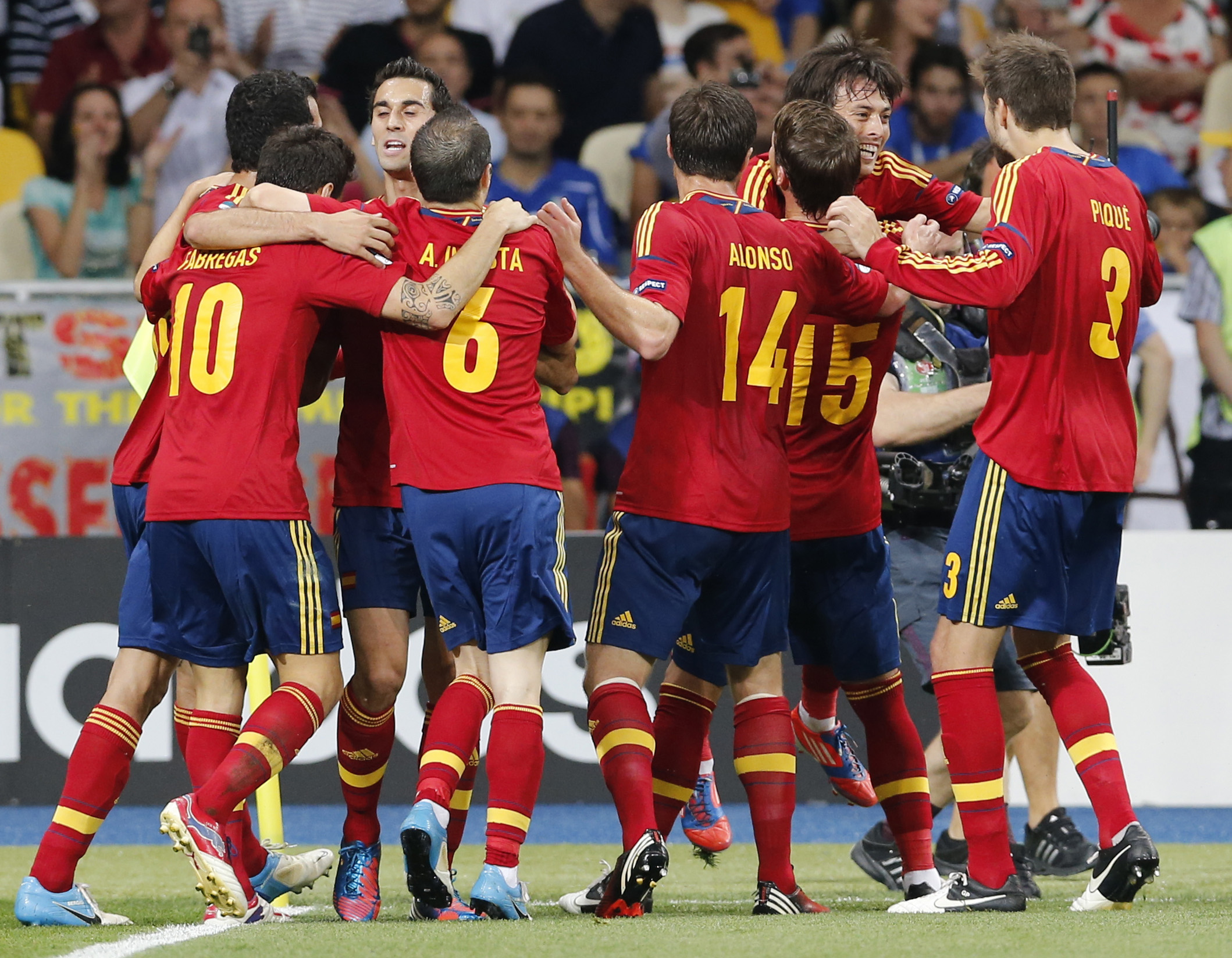 Kramkalas för det spanska landslaget.