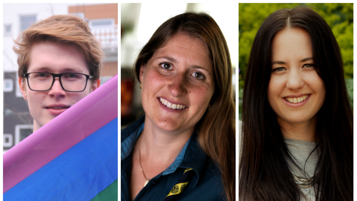 Nicklas Centring, Katarina Hedberg och Sandra Ehne menar att vi måste göra mer för HBTQ-personer.