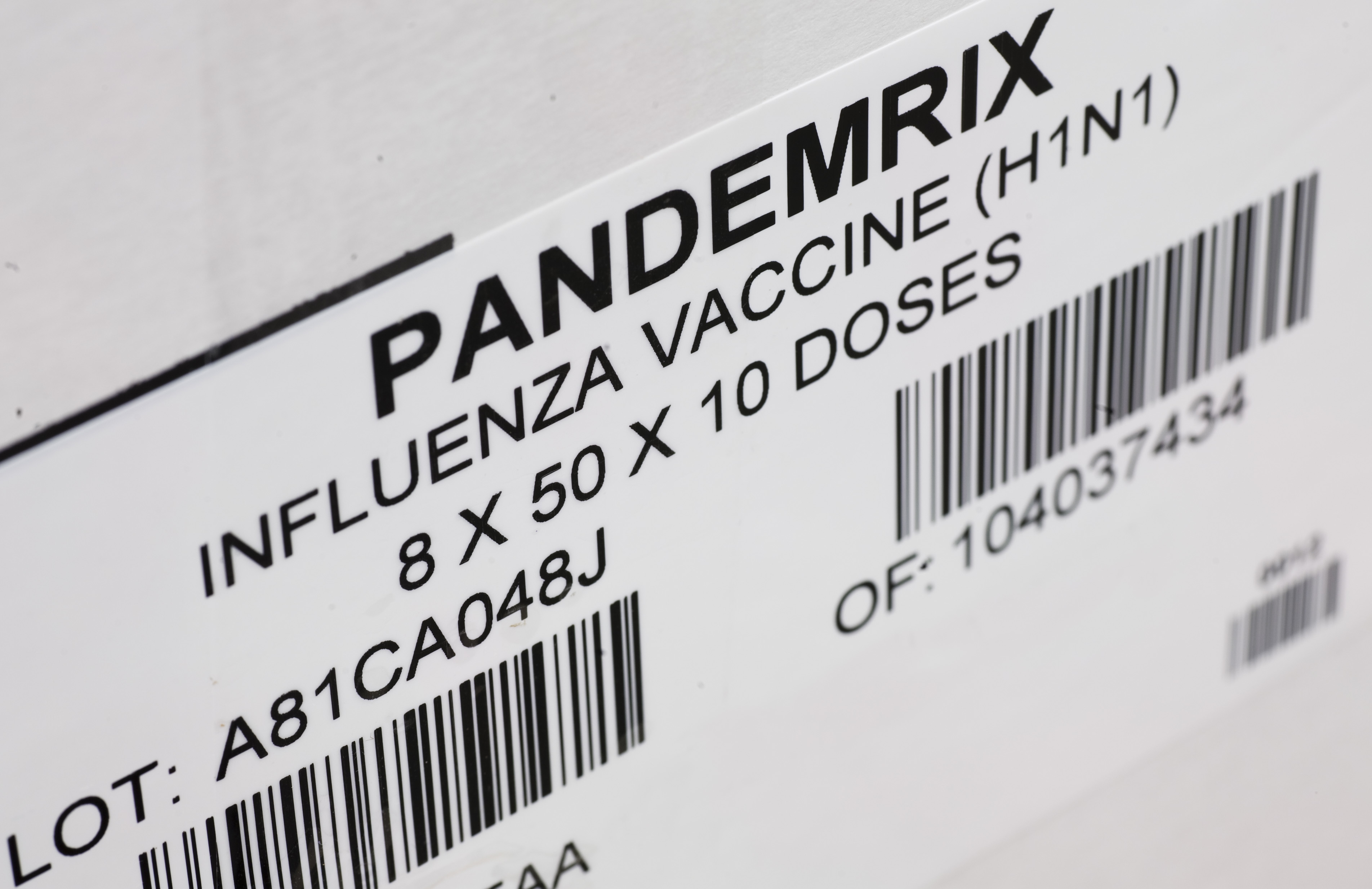 Svininfluensan, Narkolepsi, Läkemedelsverket, Vaccin, Spruta, Pandemrix
