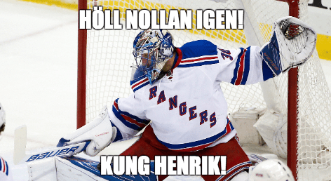 ishockey, nhl, New York Rangers, Henrik Lundqvist