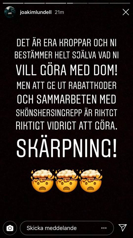 Joakim Lundell rasar Joakim Lundell rasar