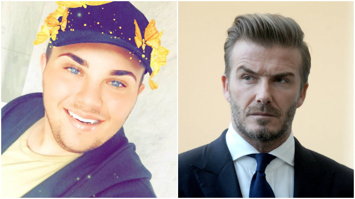 Jack har spenderat en förmögenhet för att se ut som David Beckham.
