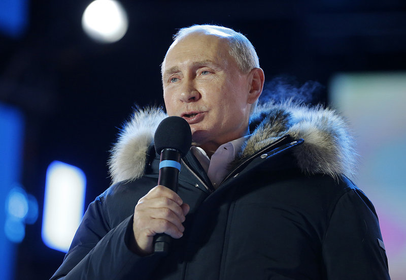 Vladimir Putin vann det ryska valet. Vladimir Putin vann det ryska valet.