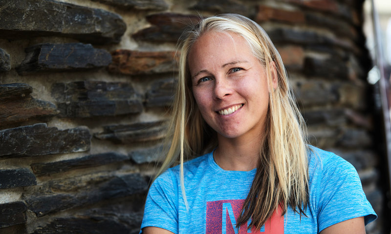 Förra svenska tennisstjärnan Johanna Larsson. Arkivbild.