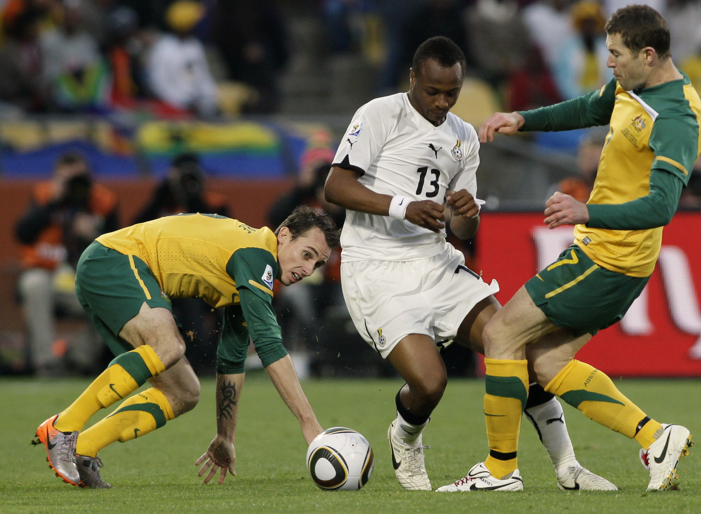 Asamoah Gyan, VM i Sydafrika, Ghana, Australien