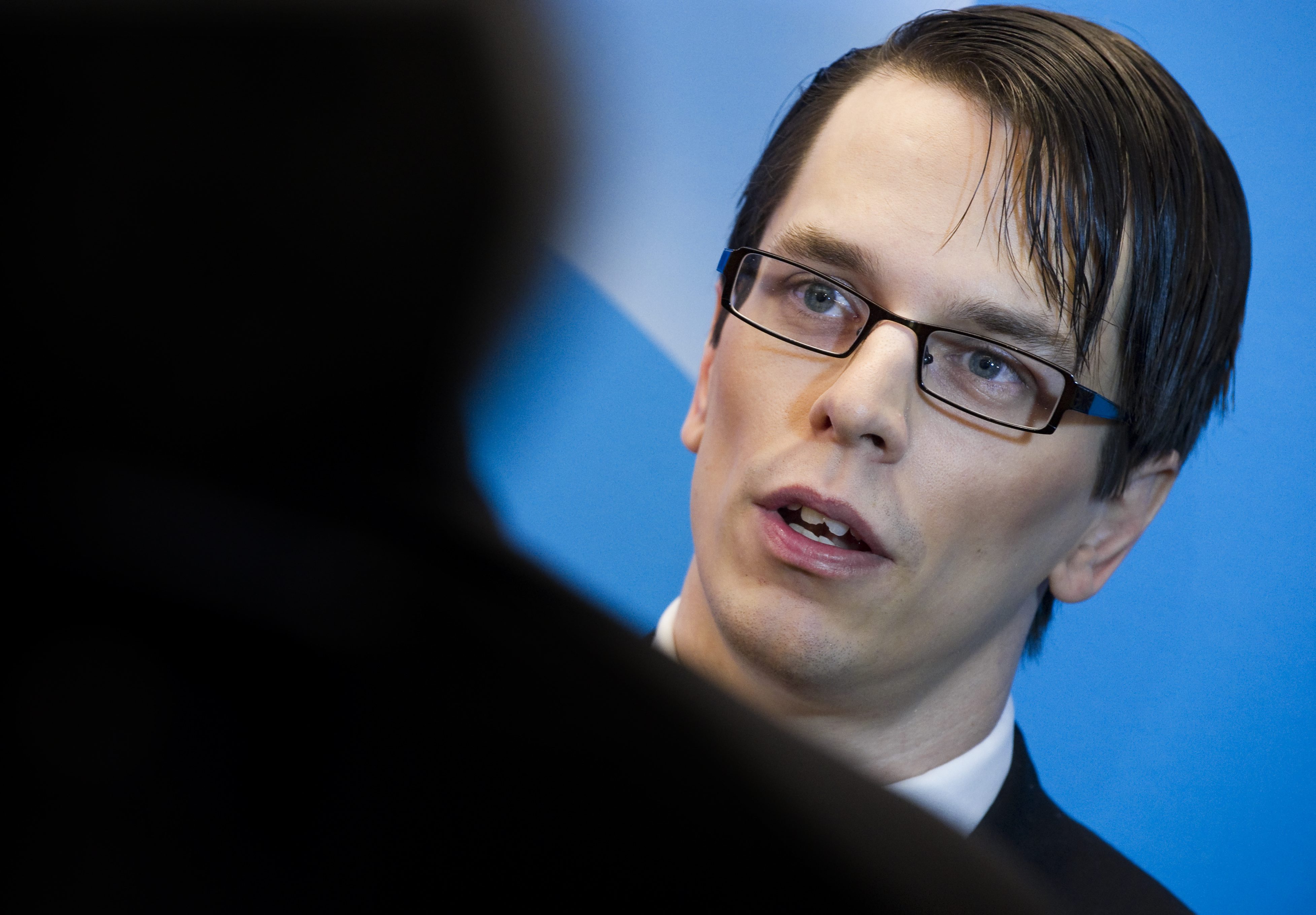 Johnny Skalin (sd), ekonmisk talesperso för sverigedemokraterna.