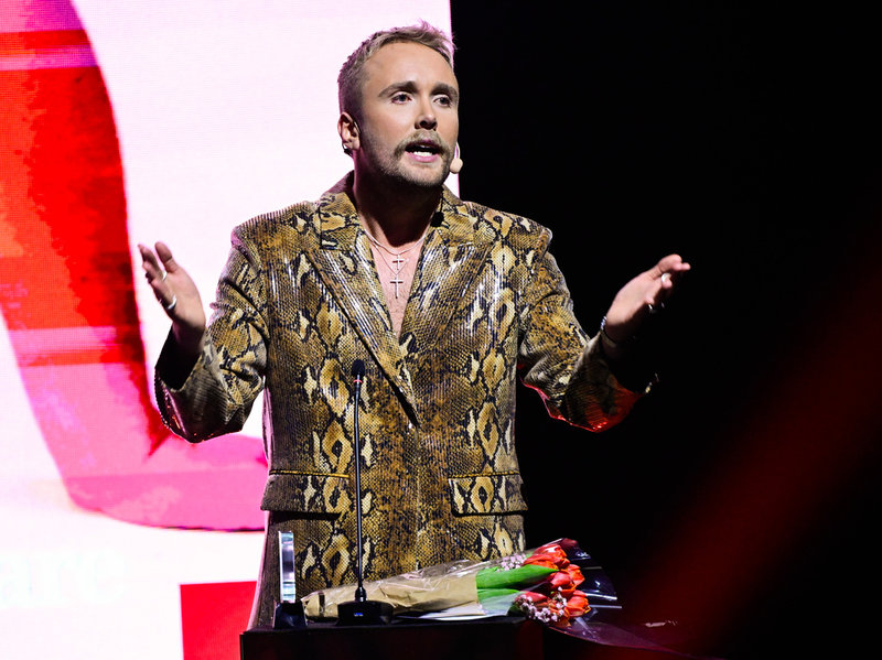 Edvin Törnblom tog hem priset som årets hbtqi under QX-galan.