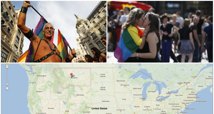 HBTQ, Montana, Homosexualitet