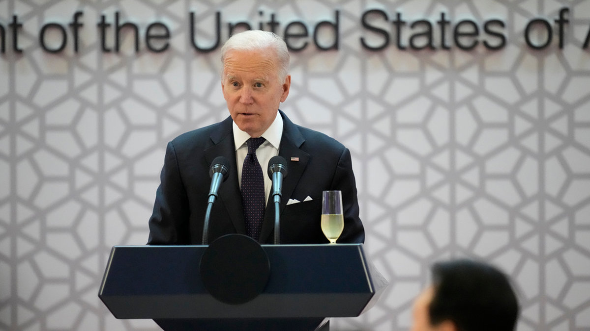 USA:s president Joe Biden får inte resa in i Ryssland.