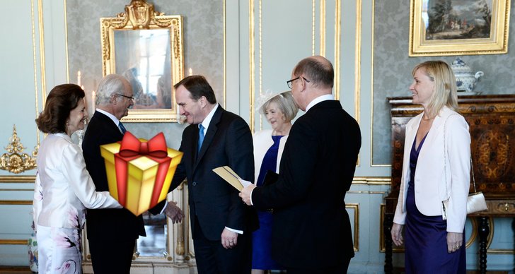 Kung Carl XVI Gustaf, Stefan Löfven, Urban Ahlin, Skatt, Gåva, Present