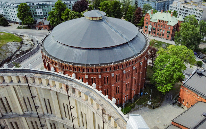 Den stora tegelgasklockan i Norra Djurgårdsstaden ska omvandlas till en ny kulturscen i Stockholm med plats för Kungliga Operan. 