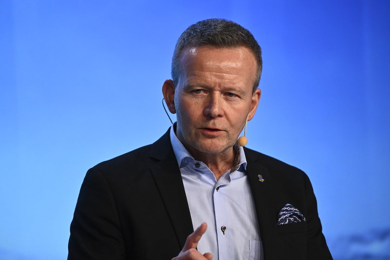 Mikael Frisell, generaldirektör för Myndigheten för civilt försvar, under Folk och Försvars rikskonferens i Sälen tidigare i år.