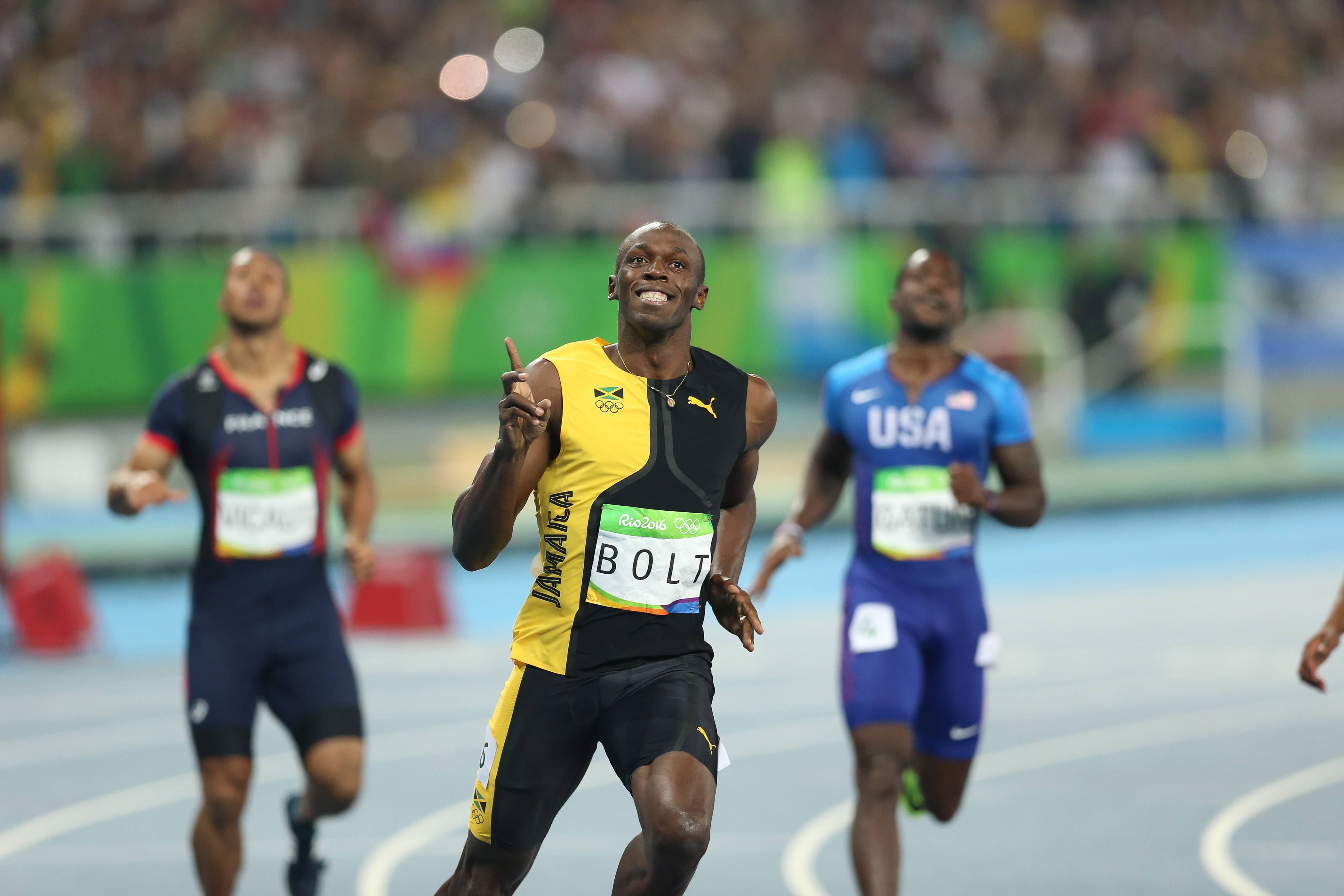 Bolt har nu vunnit 100 meter i de tre senaste spelen. 