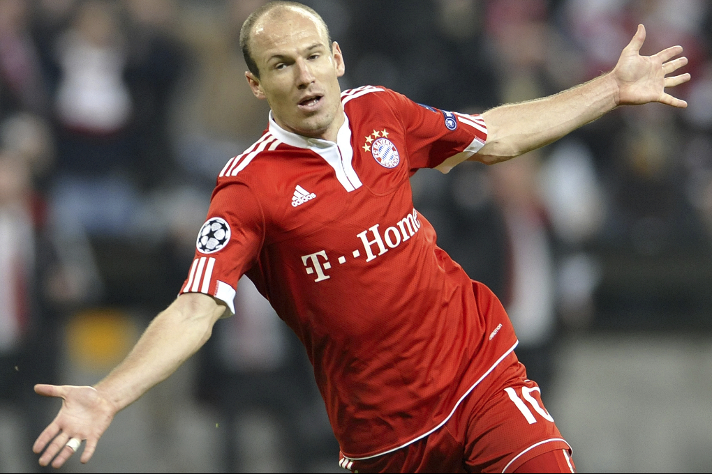Arjen Robben gjorde matchens enda mål.