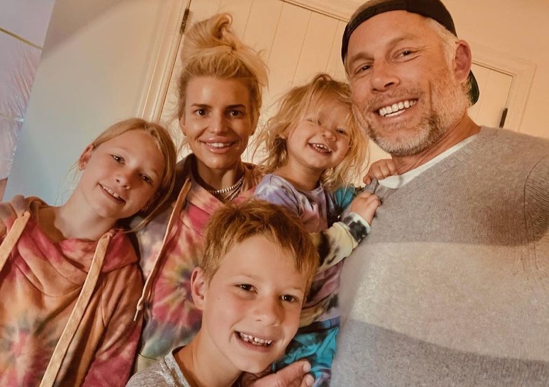 Jessica Simpson med sin familj Jessica Simpson med sin familj