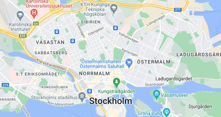 Stockholm, Brott och straff, Larm Överfall, dni