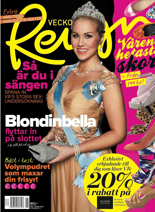 Här föreställer hon prinsessan Victoria. Här föreställer hon prinsessan Victoria.