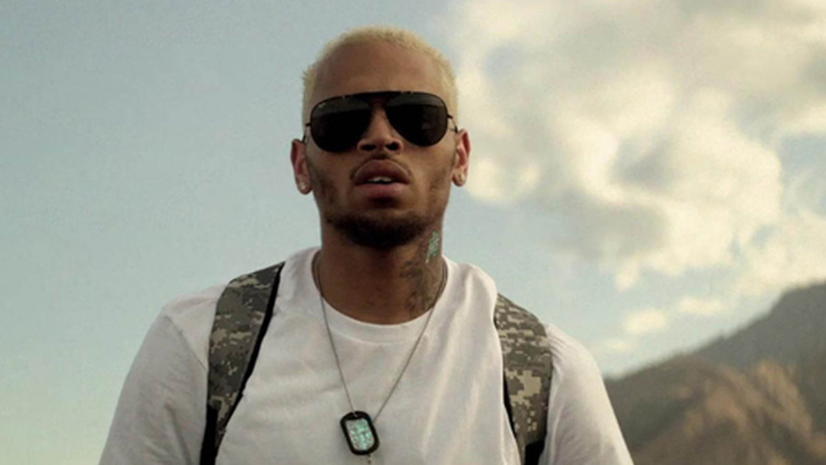 Chris Brown i sin nya video. 