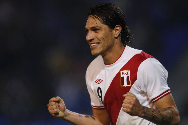 Peru har verkligen imponerat. Så här firade Paolo Guerrero sitt 1-0-mål mot Mexiko.