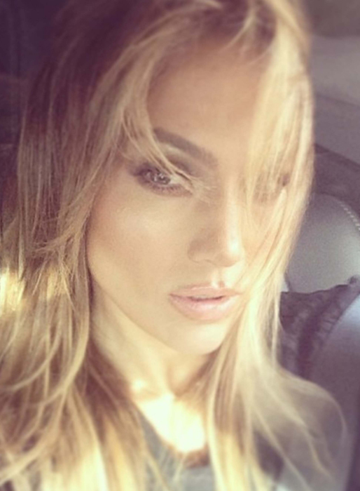Jennifer Lopez bjuder på en selfie. Jennifer Lopez bjuder på en selfie.
