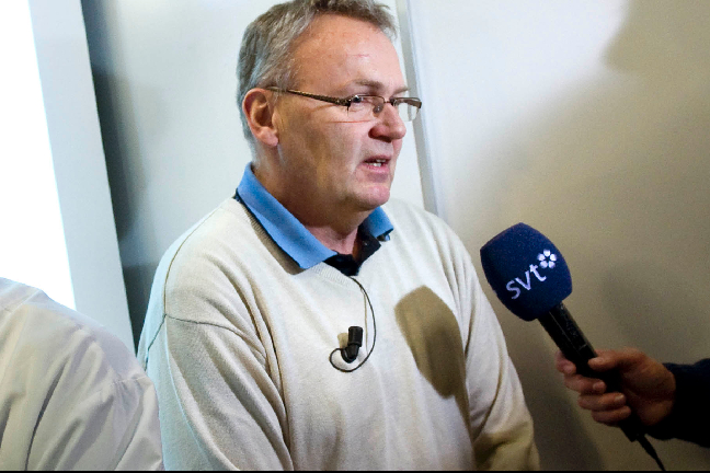 Jonas Nystedt, förbundets pressansvarige.