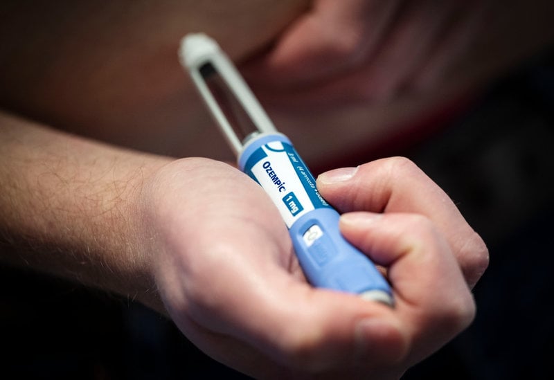 Ozempic tillverkas av det danska företaget Novo Nordisk och innehåller semaglutid som ger betydande viktminskning. Arkivbild.