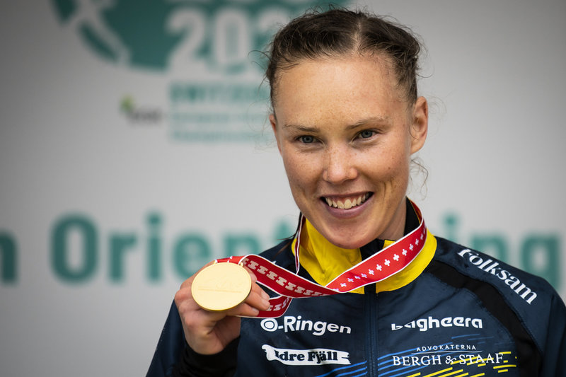 Tove Alexandersson hoppas att Nils van der Poel tar sitt andra OS-guld. Arkivbild.