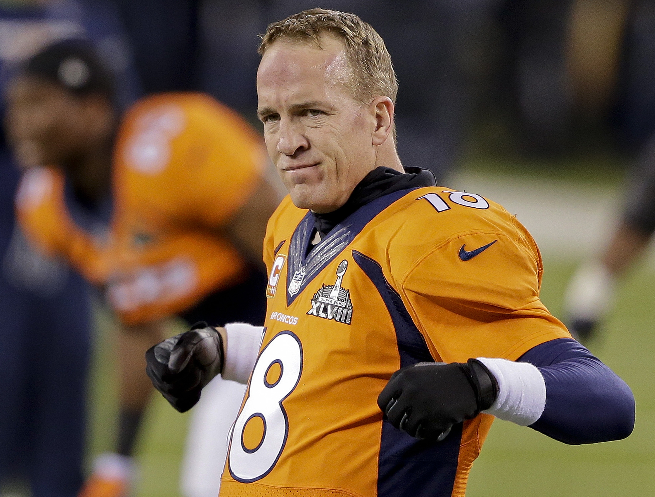 Denver Broncos quarterback Peyton Mannings var en av matchens största stjärnor. Denver Broncos quarterback Peyton Mannings var en av matchens största stjärnor.