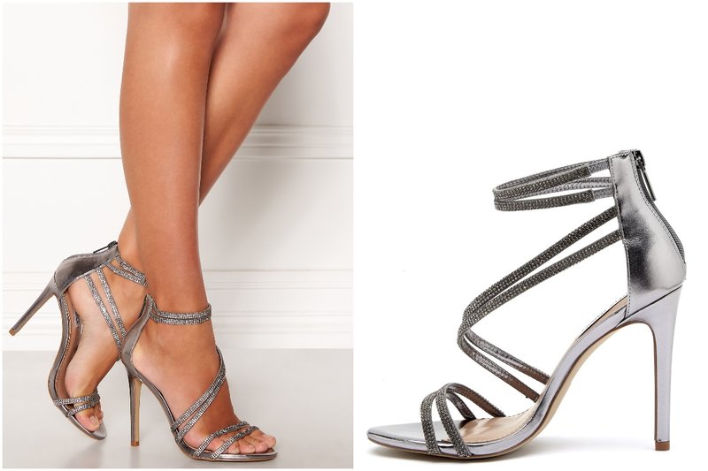 Steve Madden klackar med glitterremmar Steve Madden klackar med glitterremmar