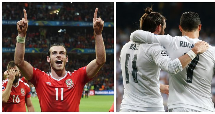 Fotbolls-EM, Gareth Bale, Cristiano Ronaldo