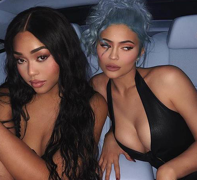 Jordyn Woods och Kylie Jenner Jordyn Woods och Kylie Jenner