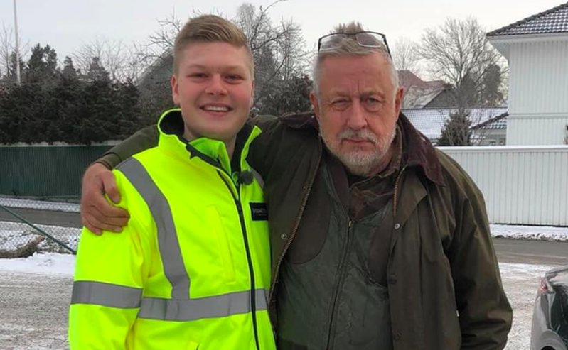 Leif GW Persson och Gustav Leif GW Persson och Gustav