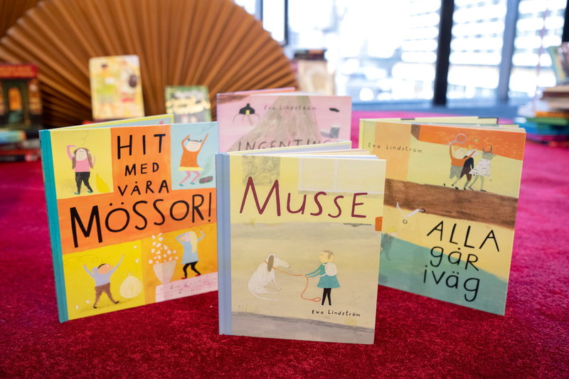 I Eva Lindströms böcker kan det mesta hända. Nu tilldelas den svenska bilderbokskonstnären Astrid Lindgren Memorial award, även känt som Almapriset. Arkivbild.