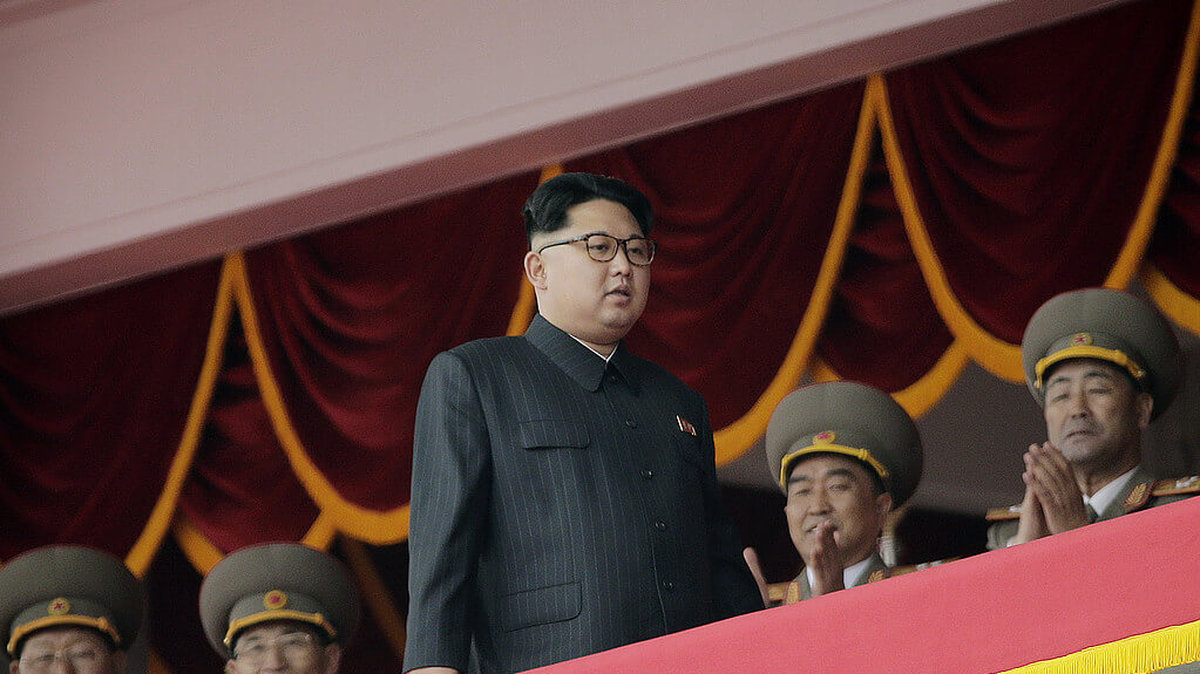 Kim Jong-un är ledare i Nordkorea. 