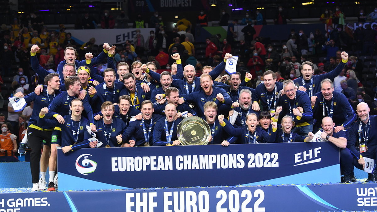 Tidigare i år vann Sverige guld i handbolls-EM och i januari 2023 avgörs VM i Sverige och Polen. Nu är gruppspelet till nästa års mästerskap lottat. Arkivbild.