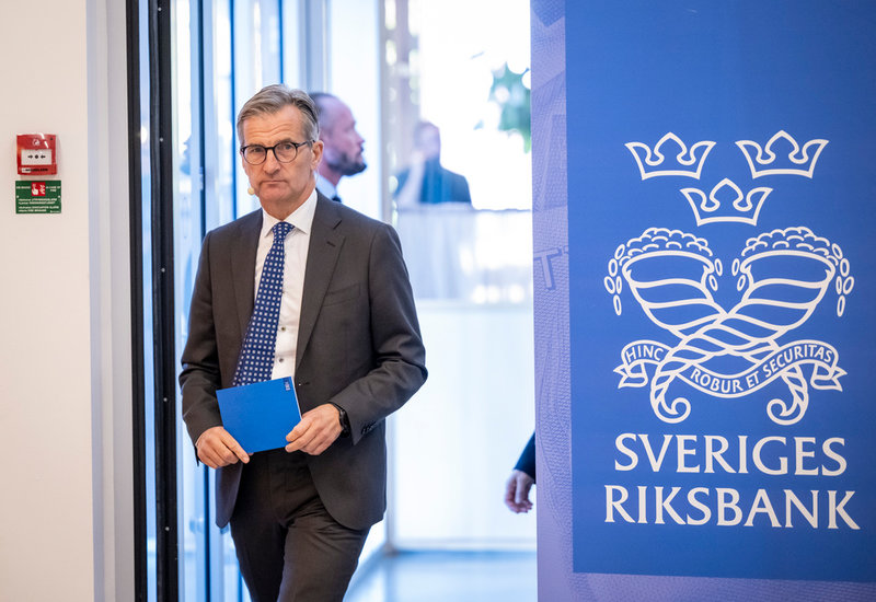 Erik Thedén är Sveriges riksbankschef. 