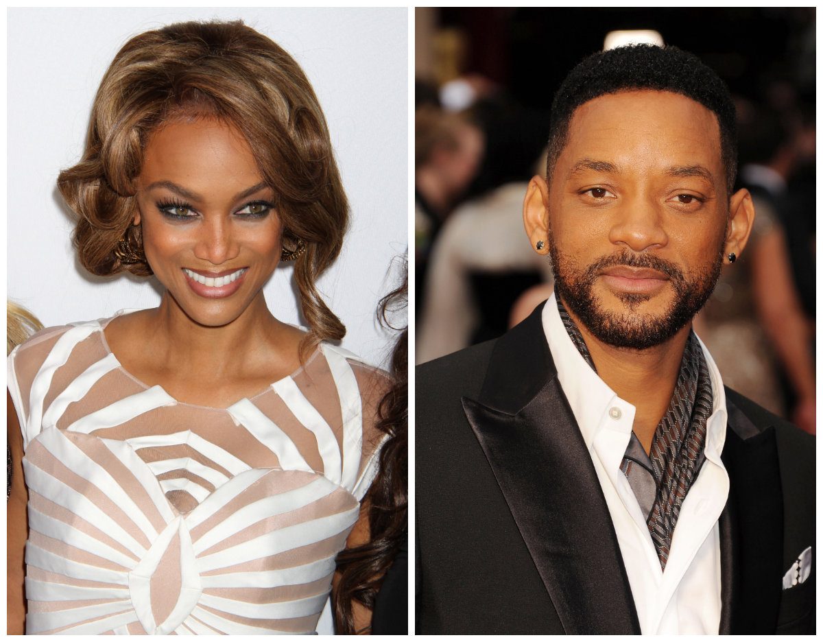 Tyra Banks och Will Smith dejtade precis innan Will träffade sin nuvarande fru Jada Pinkett Smith. Tyra Banks och Will Smith dejtade precis innan Will träffade sin nuvarande fru Jada Pinkett Smith.
