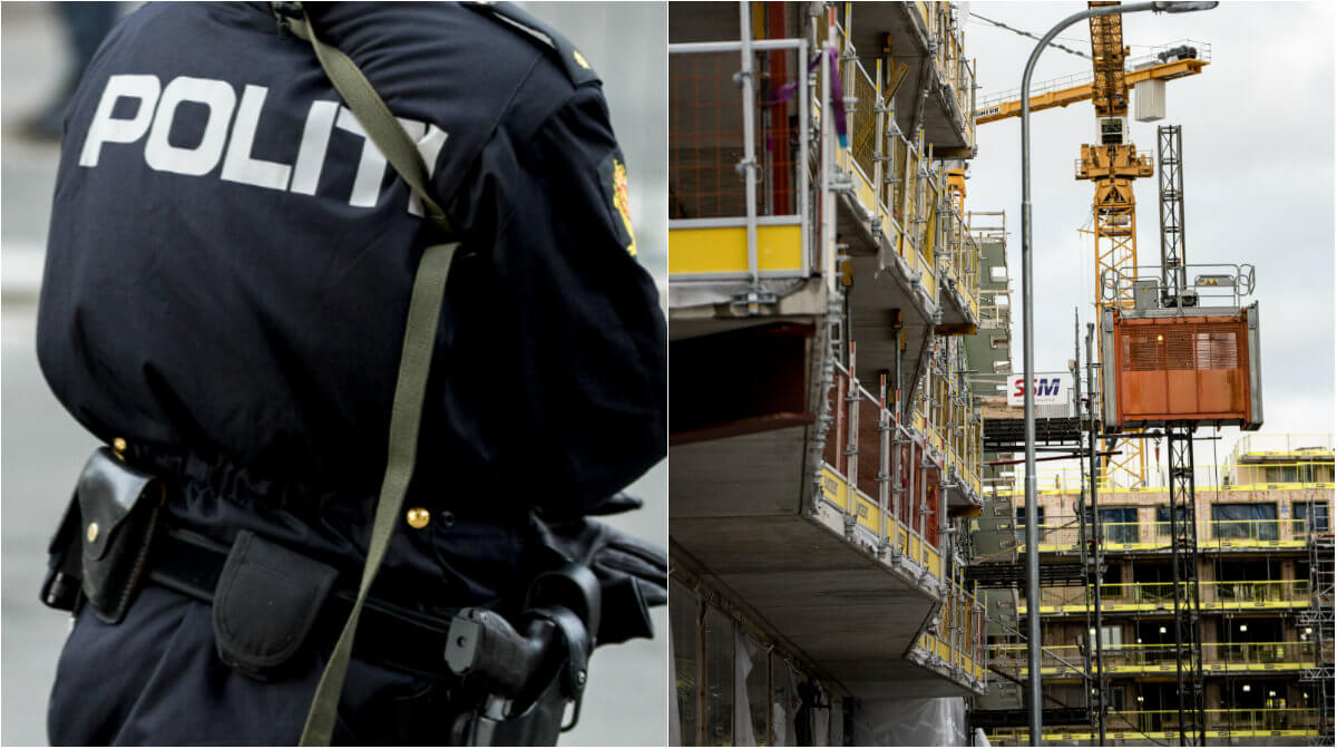 En svensk man har hittats död i ett rör på en byggarbetsplats i Oslo.